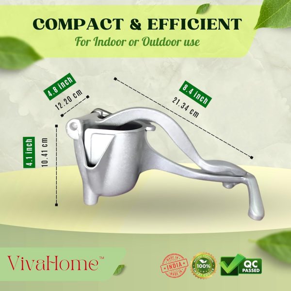 VivaHome™  - Smart Aluminium Manual Juicer - Image 6