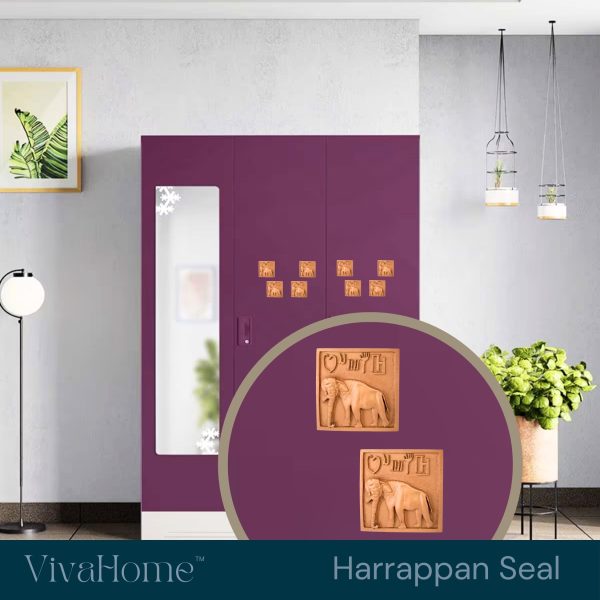Harappan Elephant Seal Replica Fridge Magnet (Pack of 1) - Image 4